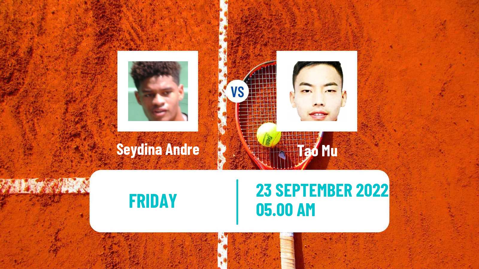 Tennis ITF Tournaments Seydina Andre - Tao Mu