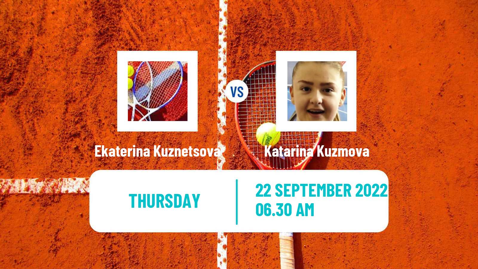 Tennis ITF Tournaments Ekaterina Kuznetsova - Katarina Kuzmova