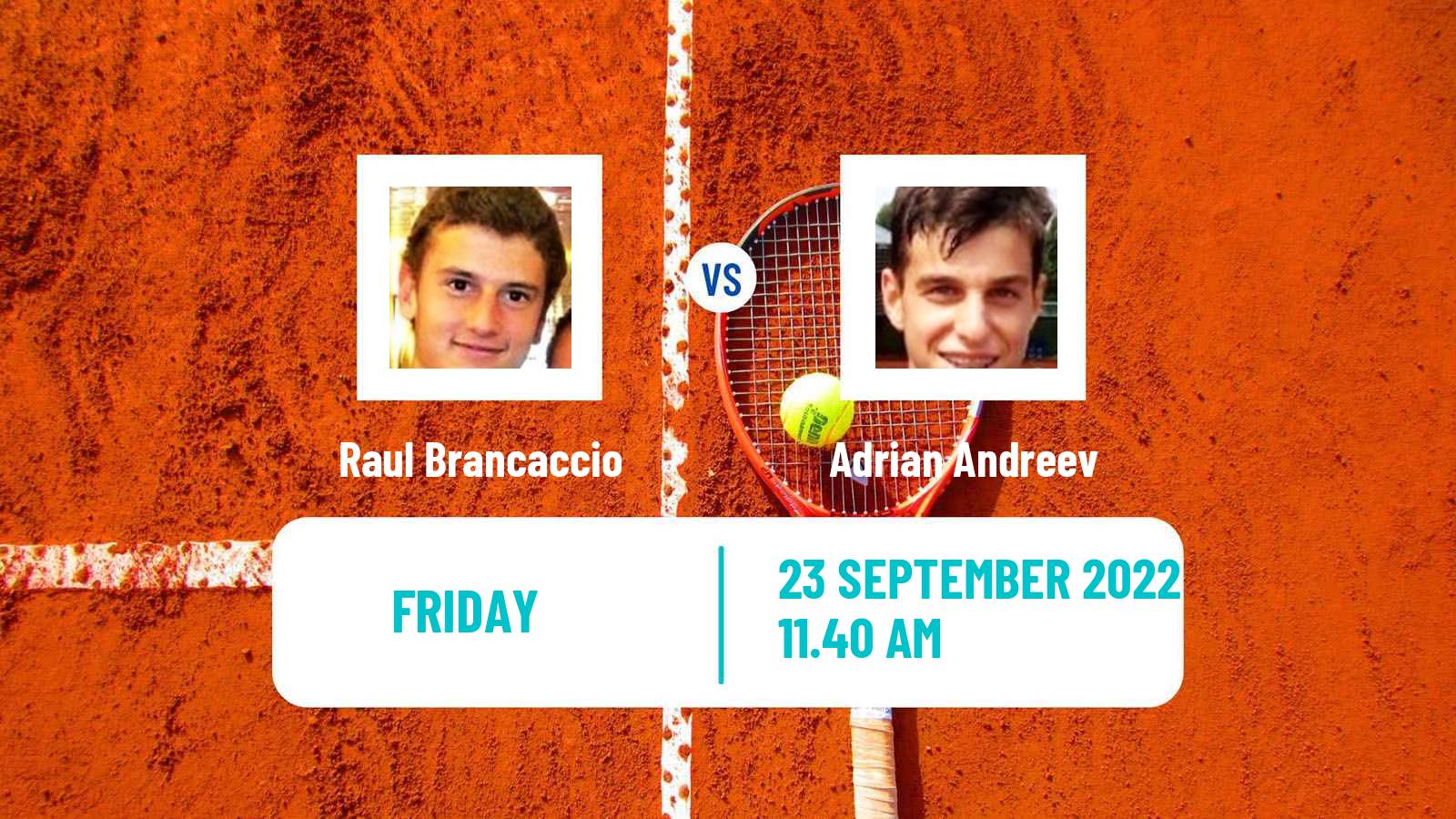 Tennis ATP Challenger Raul Brancaccio - Adrian Andreev
