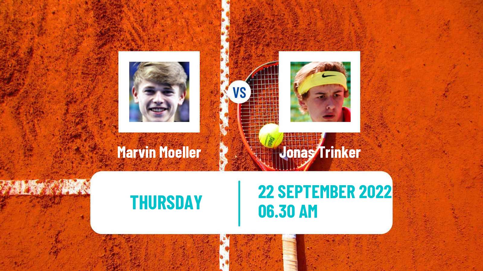 Tennis ITF Tournaments Marvin Moeller - Jonas Trinker