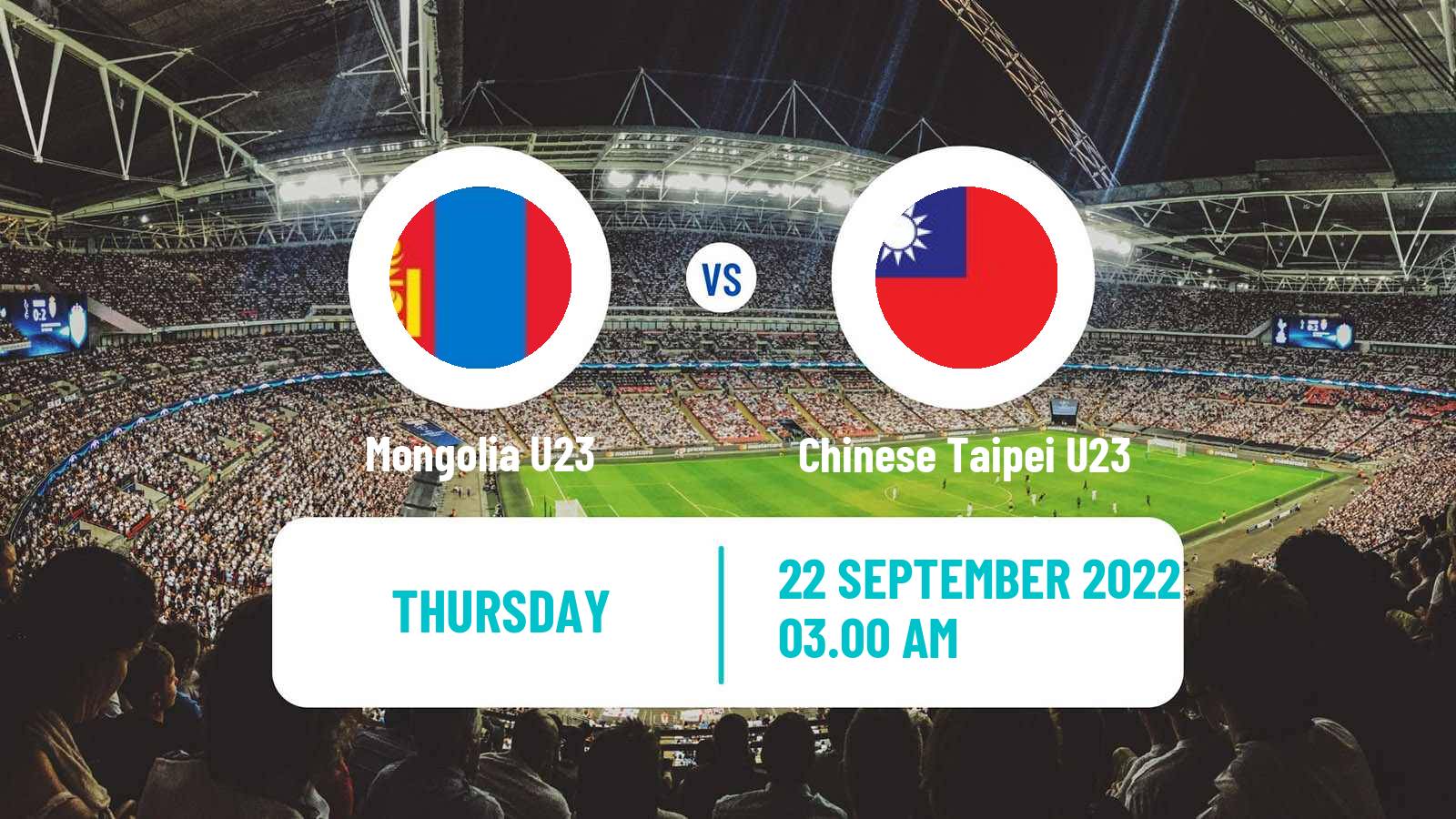 Soccer Friendly Mongolia U23 - Chinese Taipei U23