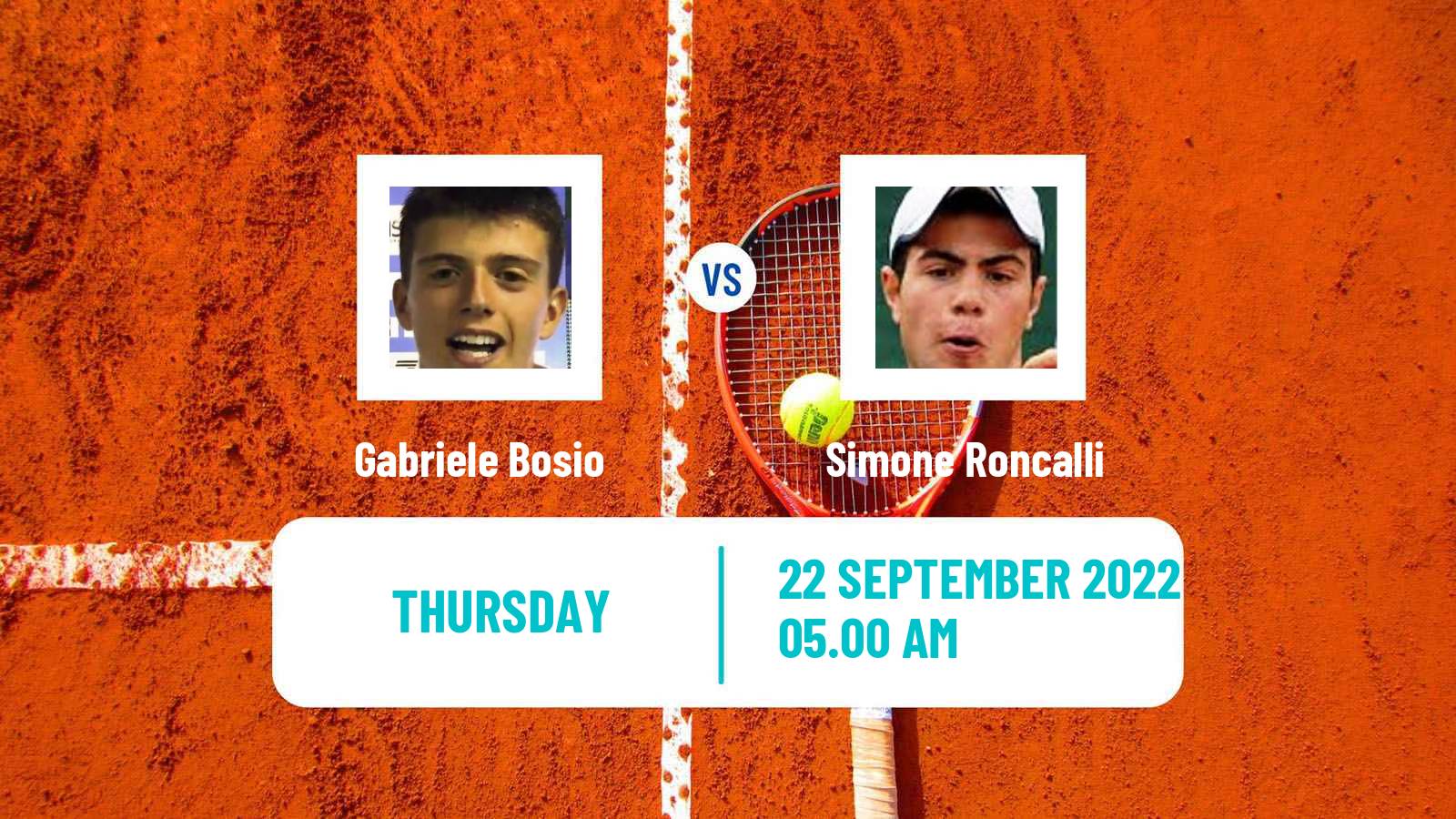 Tennis ITF Tournaments Gabriele Bosio - Simone Roncalli