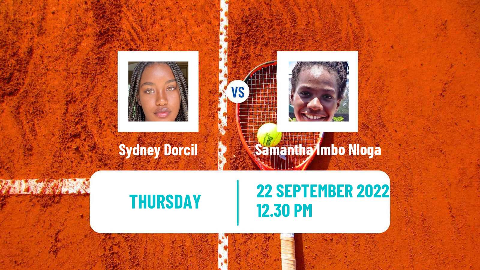 Tennis ITF Tournaments Sydney Dorcil - Samantha Imbo Nloga