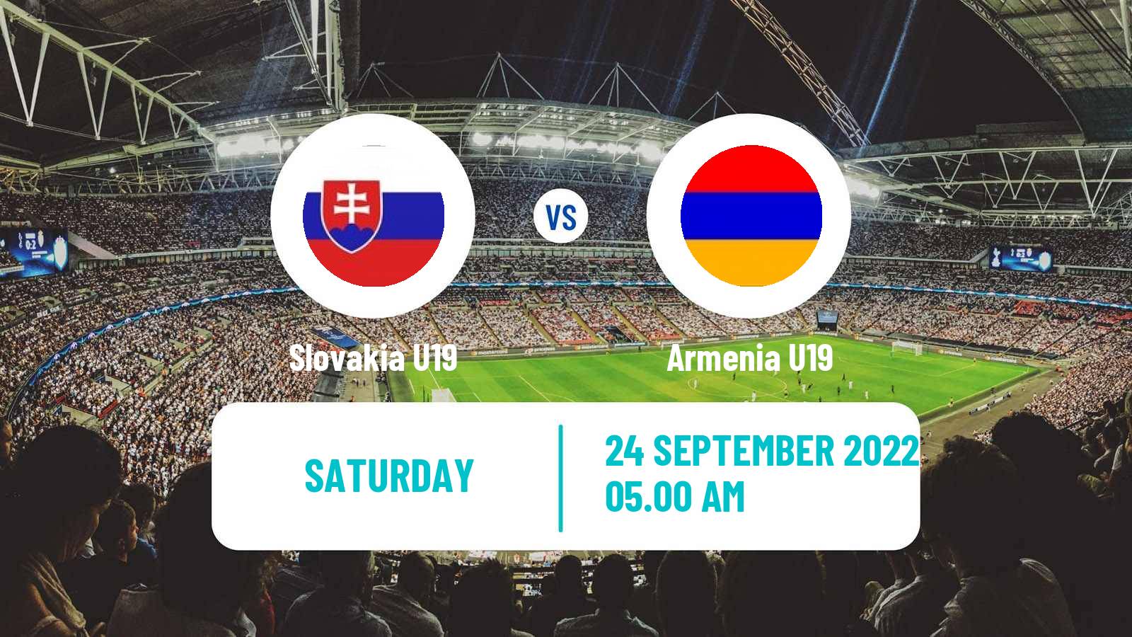 Soccer UEFA Euro U19 Slovakia U19 - Armenia U19