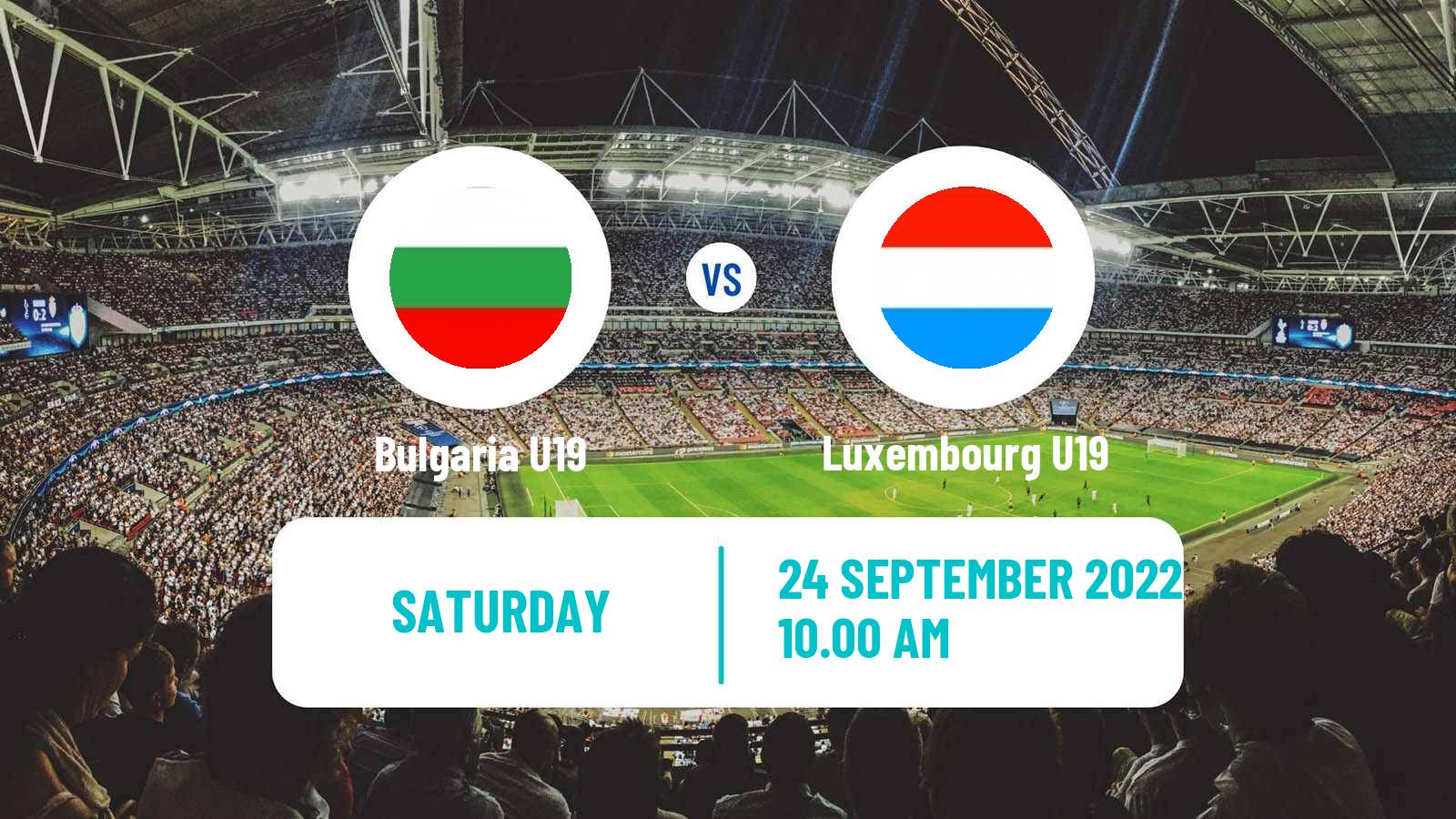Soccer UEFA Euro U19 Bulgaria U19 - Luxembourg U19