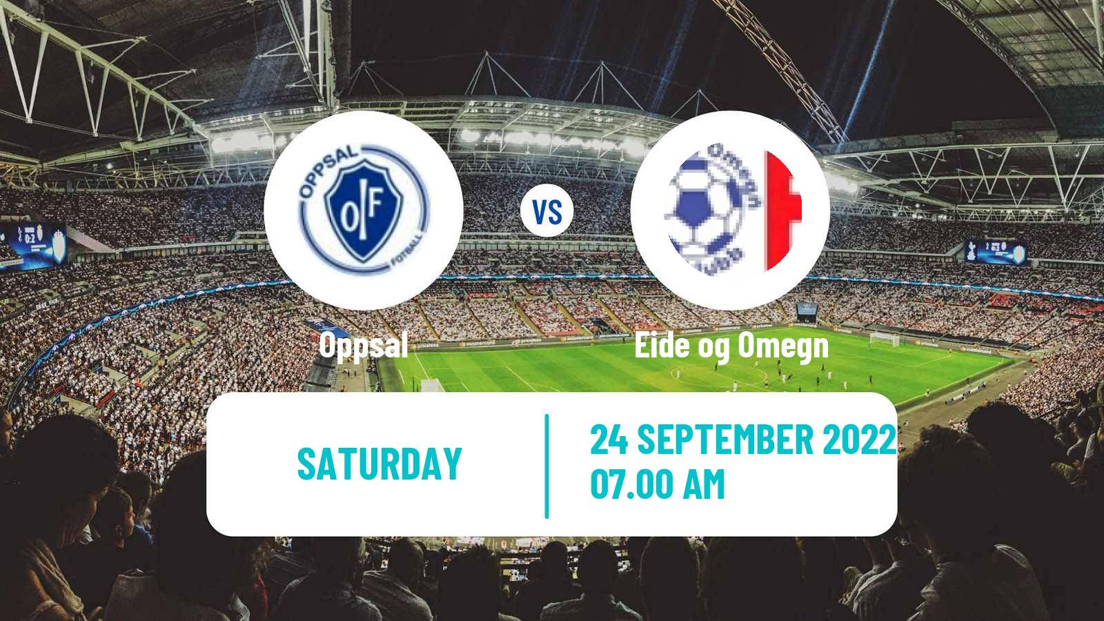 Soccer Norwegian Division 3 - Group 1 Oppsal - Eide og Omegn