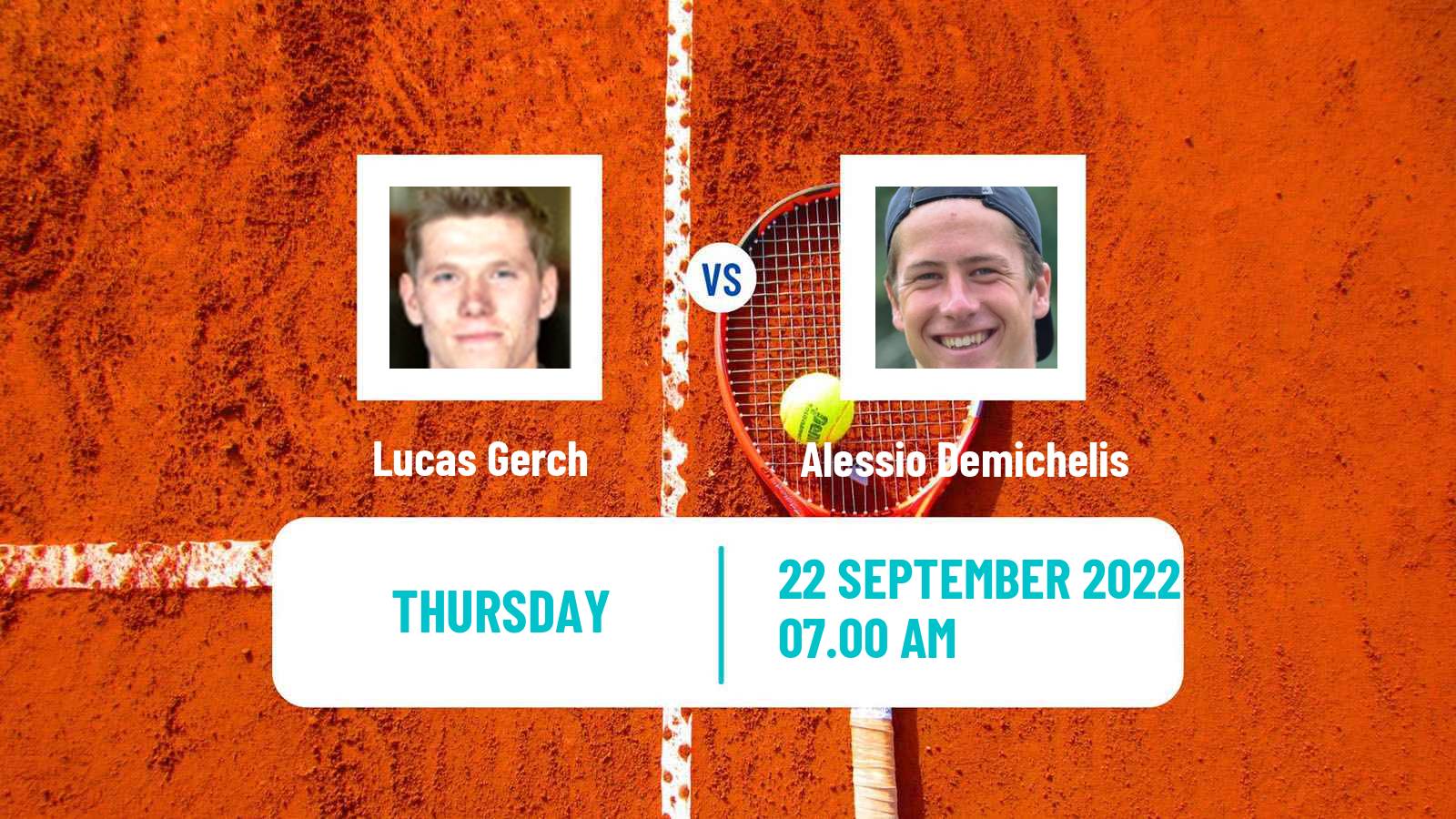 Tennis ITF Tournaments Lucas Gerch - Alessio Demichelis