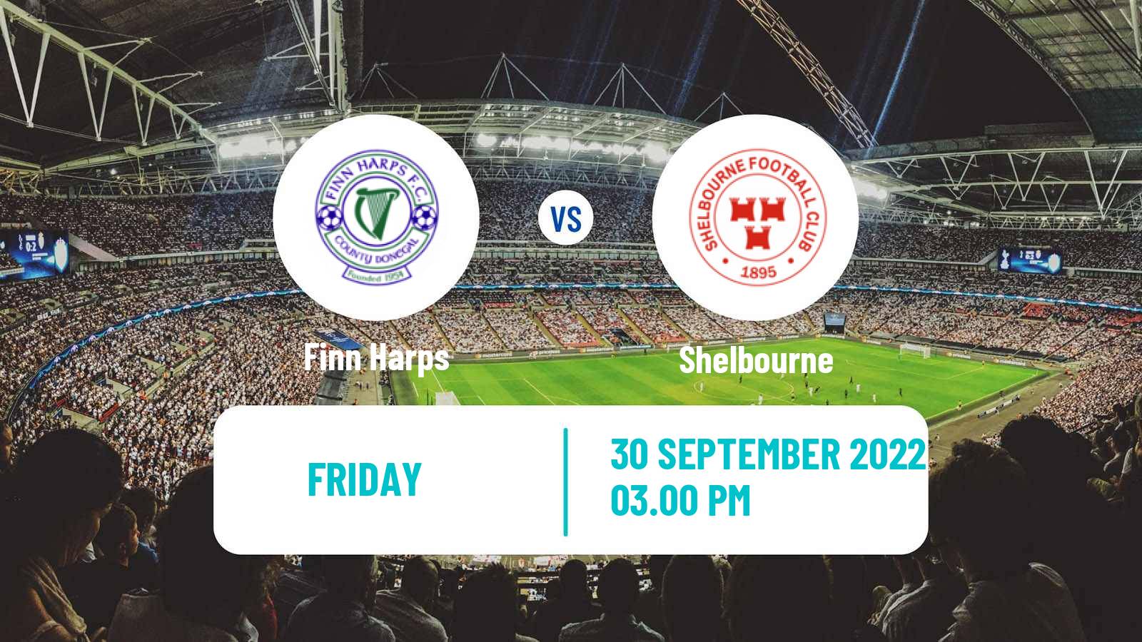 Soccer Irish Premier Division Finn Harps - Shelbourne