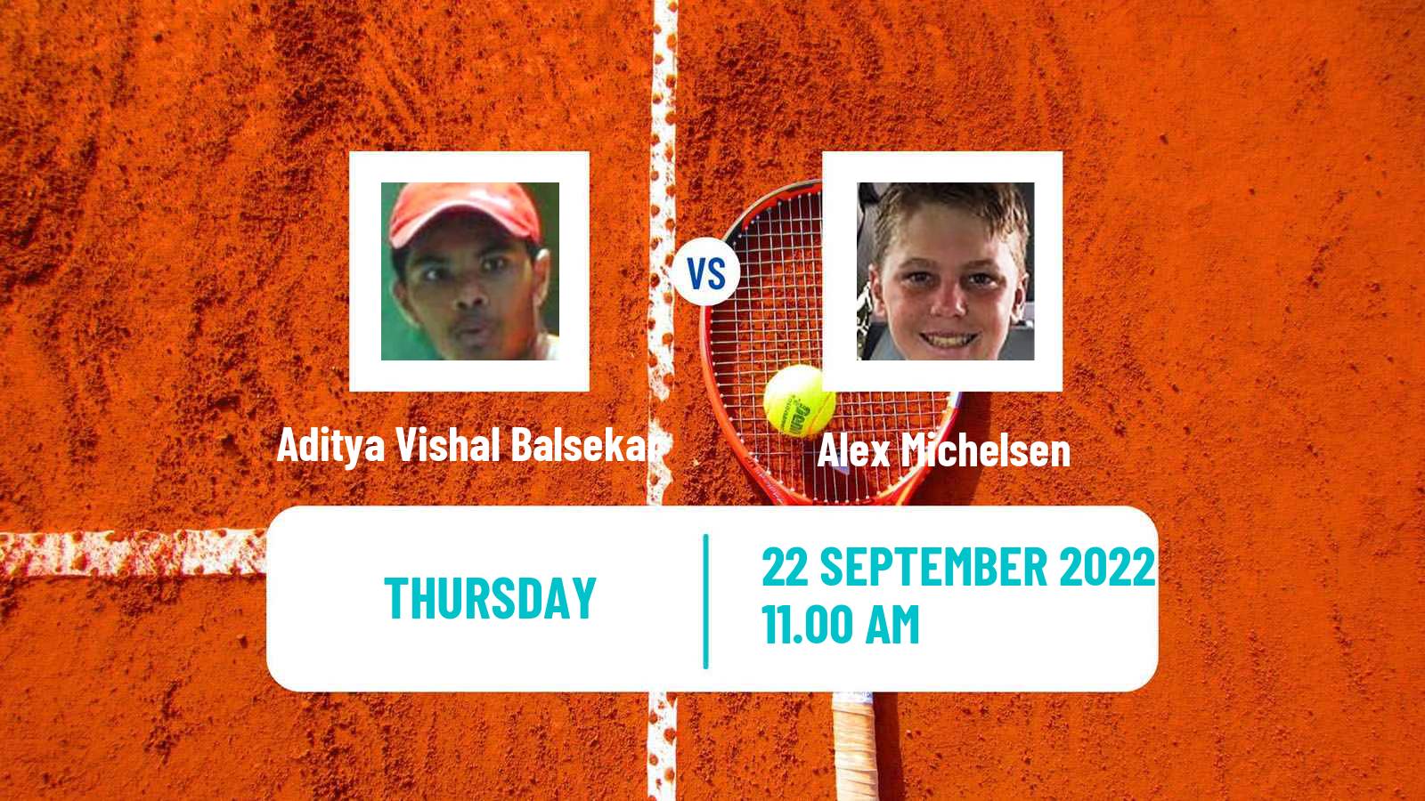 Tennis ITF Tournaments Aditya Vishal Balsekar - Alex Michelsen