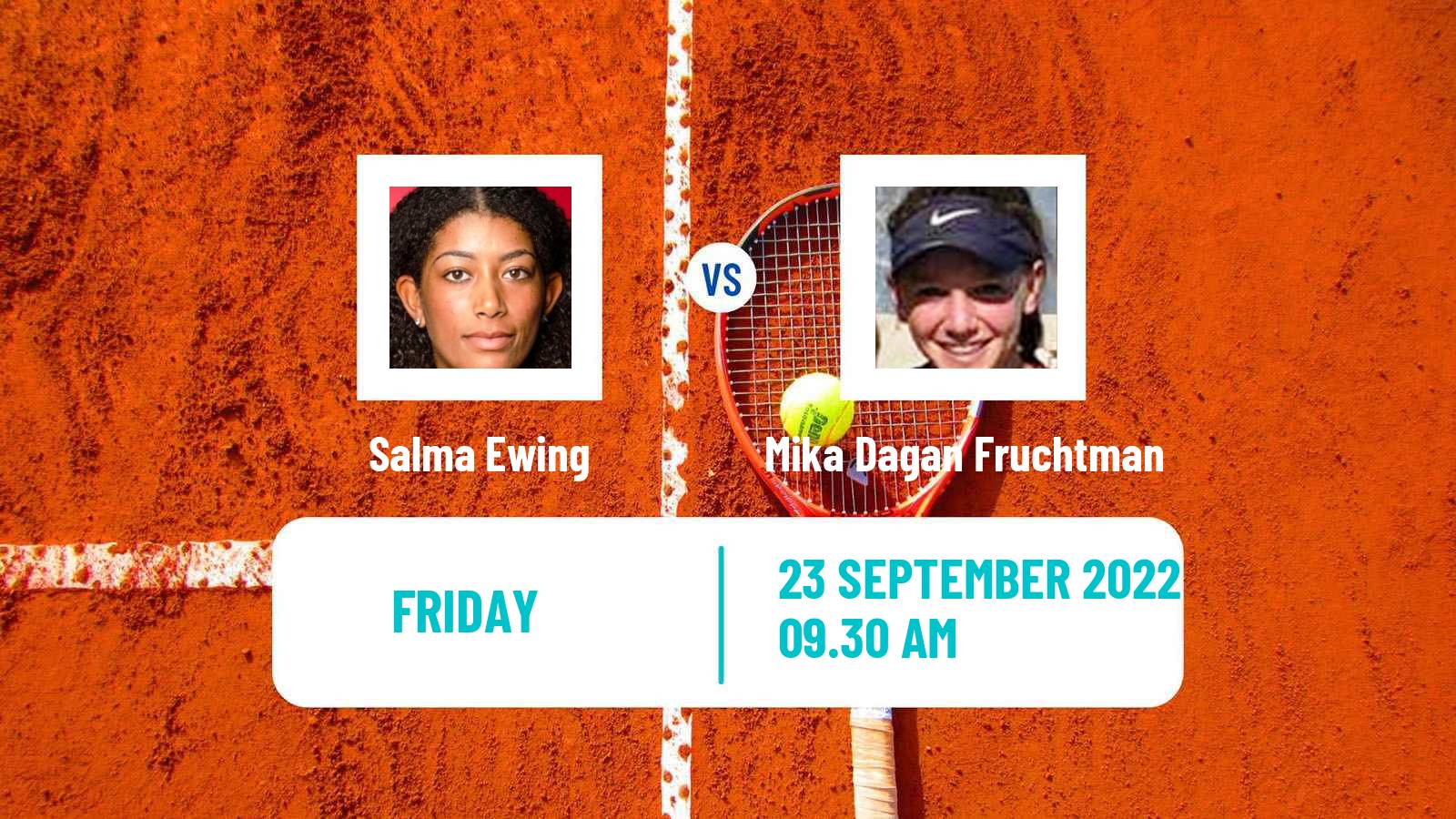 Tennis ITF Tournaments Salma Ewing - Mika Dagan Fruchtman