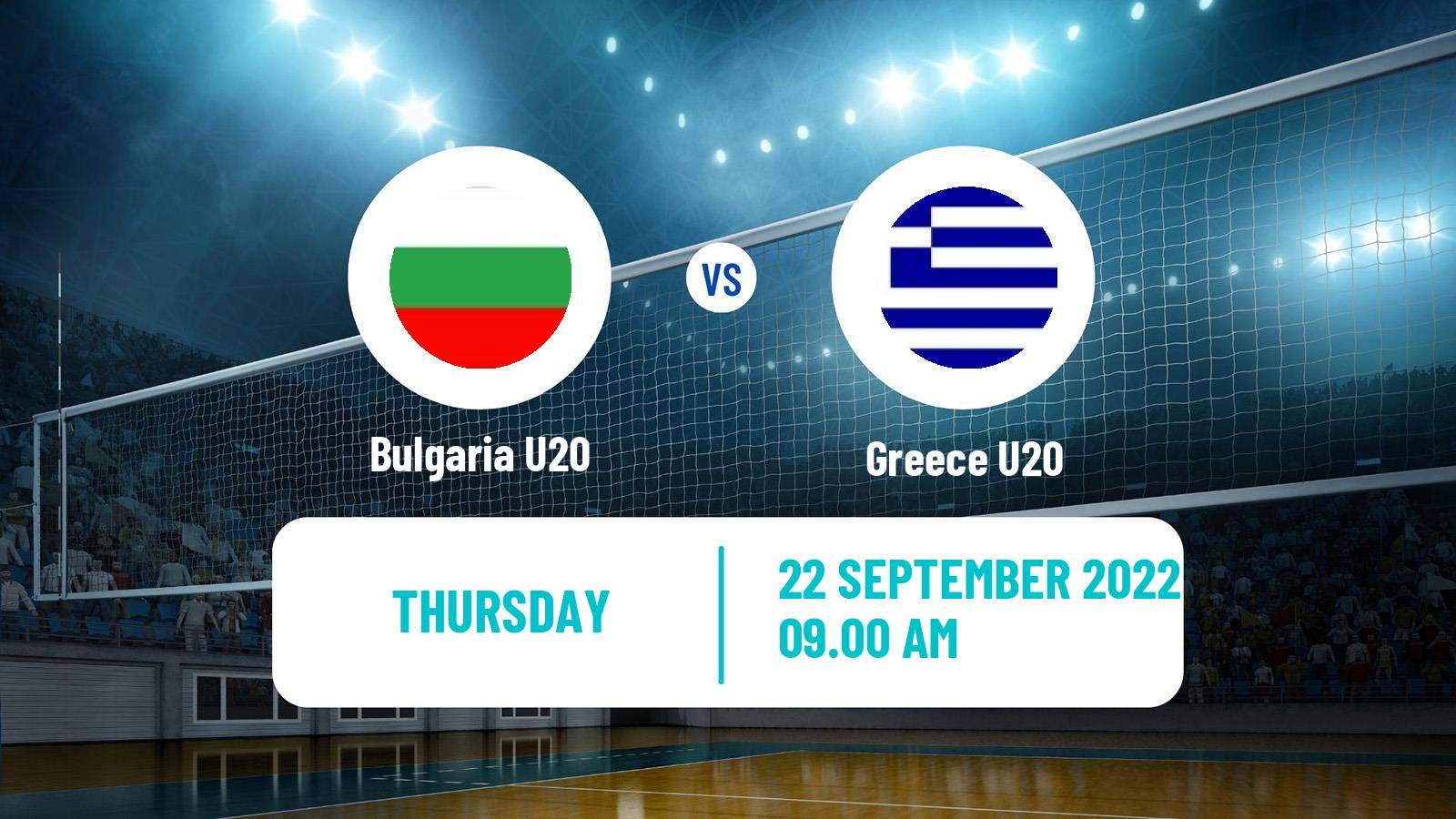 Volleyball European Championship U20 Volleyball Bulgaria U20 - Greece U20