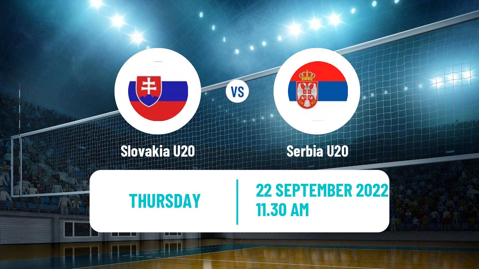 Volleyball European Championship U20 Volleyball Slovakia U20 - Serbia U20