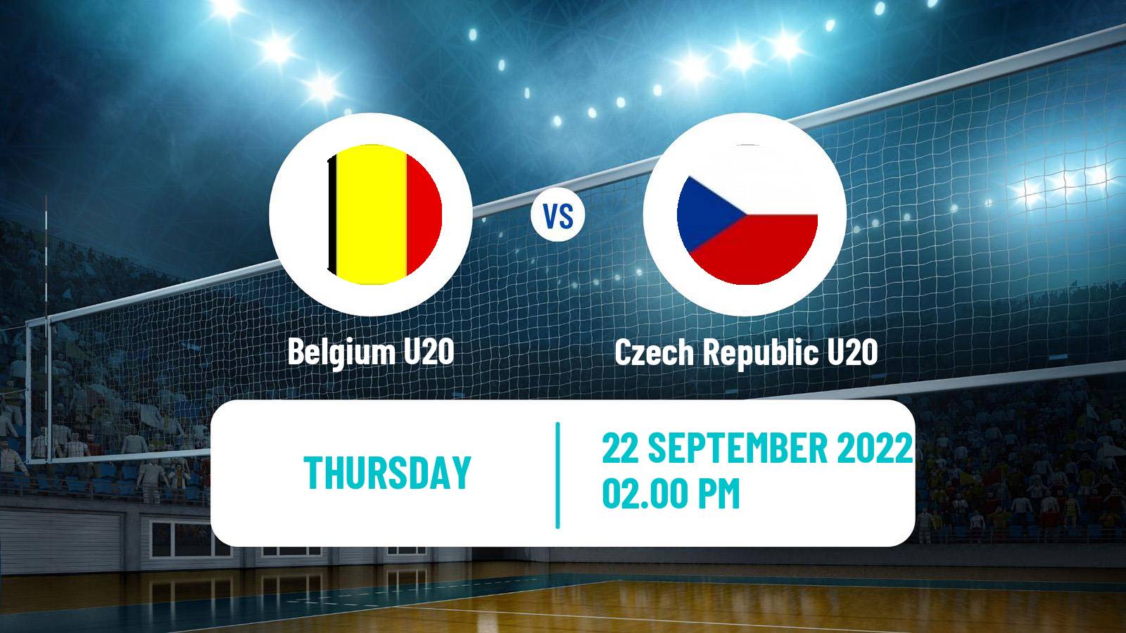 Volleyball European Championship U20 Volleyball Belgium U20 - Czech Republic U20