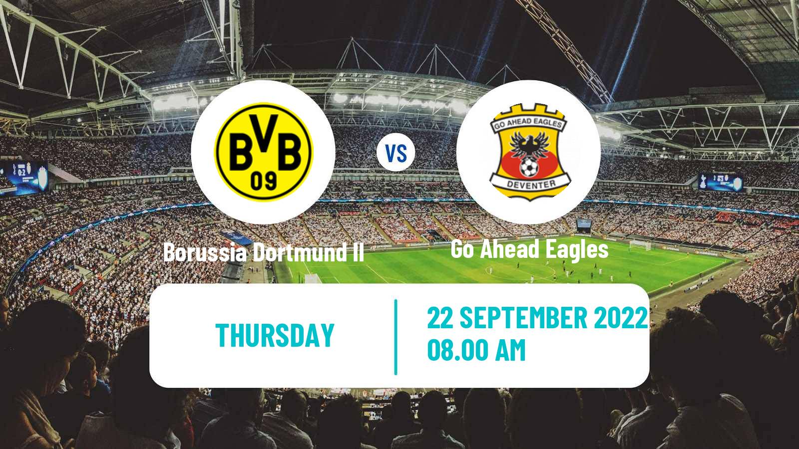 Soccer Club Friendly Borussia Dortmund II - Go Ahead Eagles