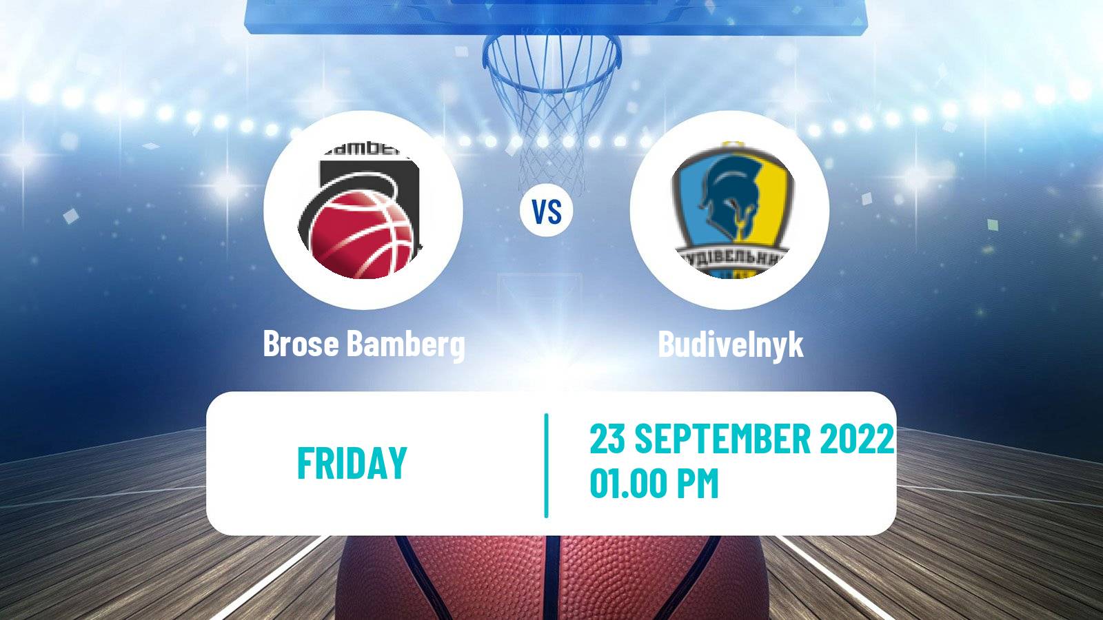 Basketball Champions League Basketball Brose Bamberg - Budivelnyk