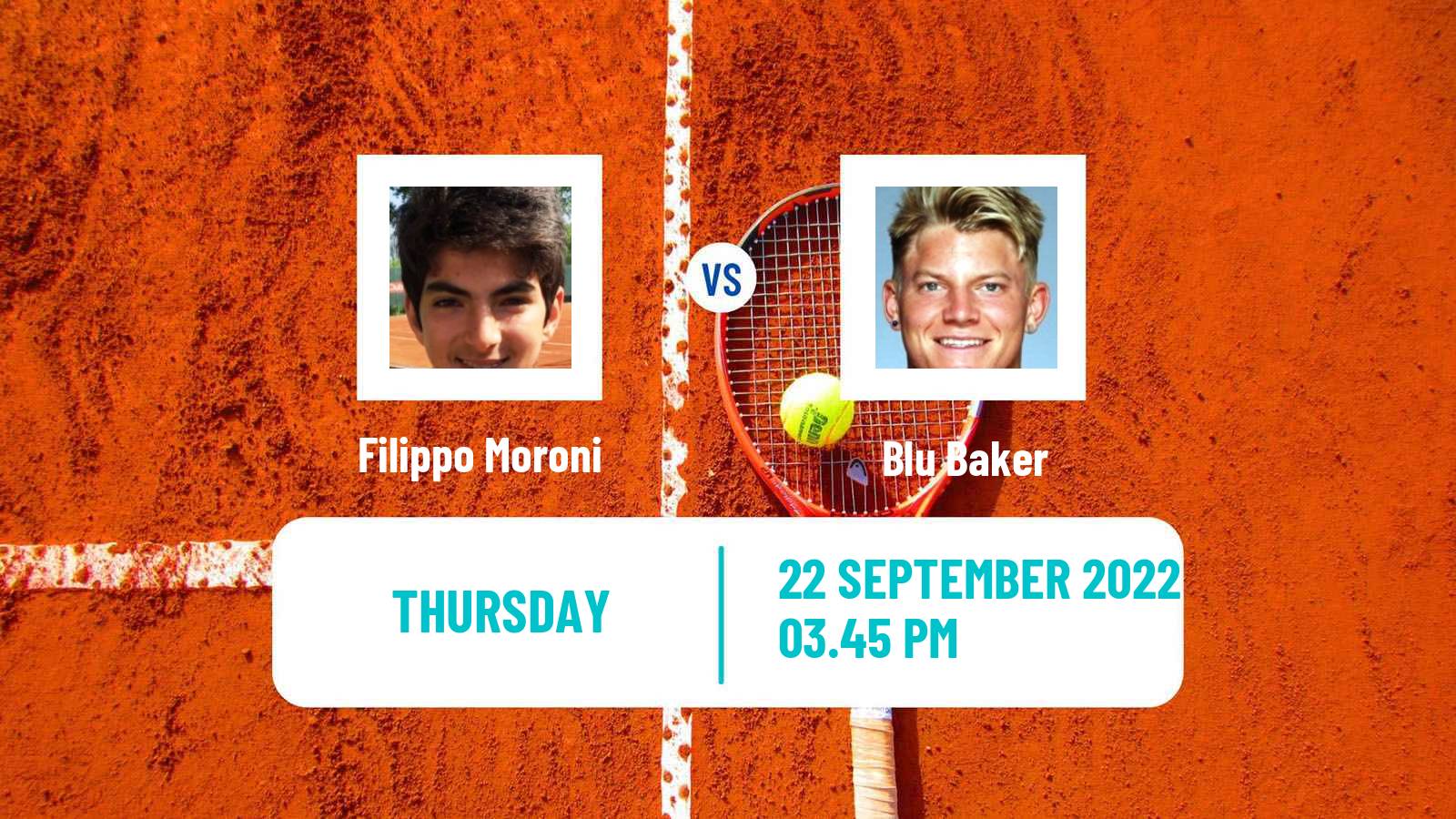 Tennis ITF Tournaments Filippo Moroni - Blu Baker