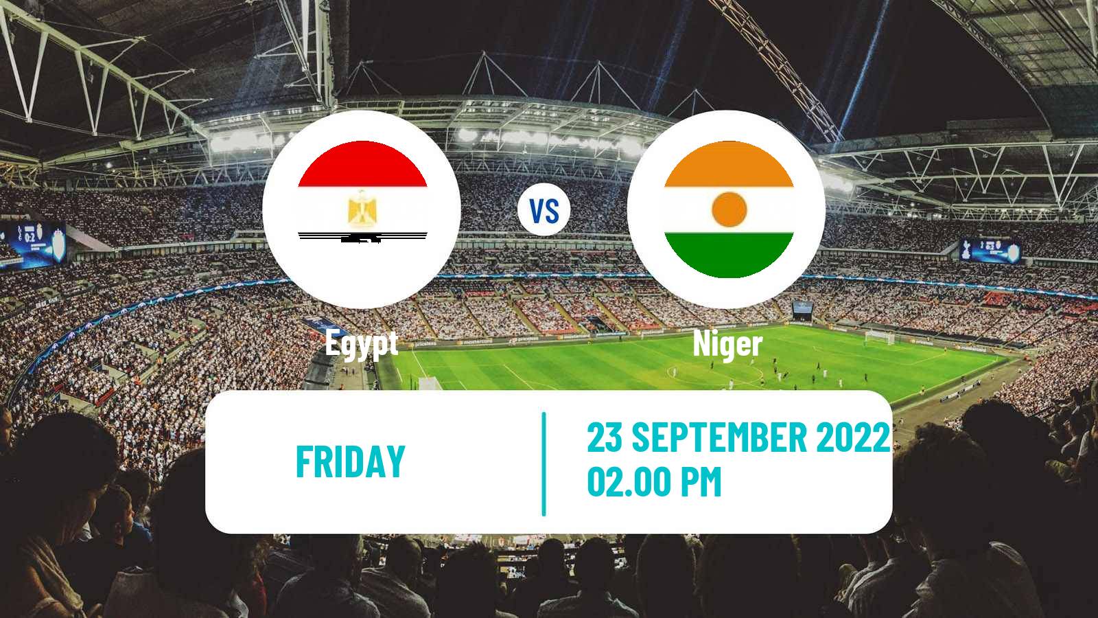 Soccer Friendly Egypt - Niger