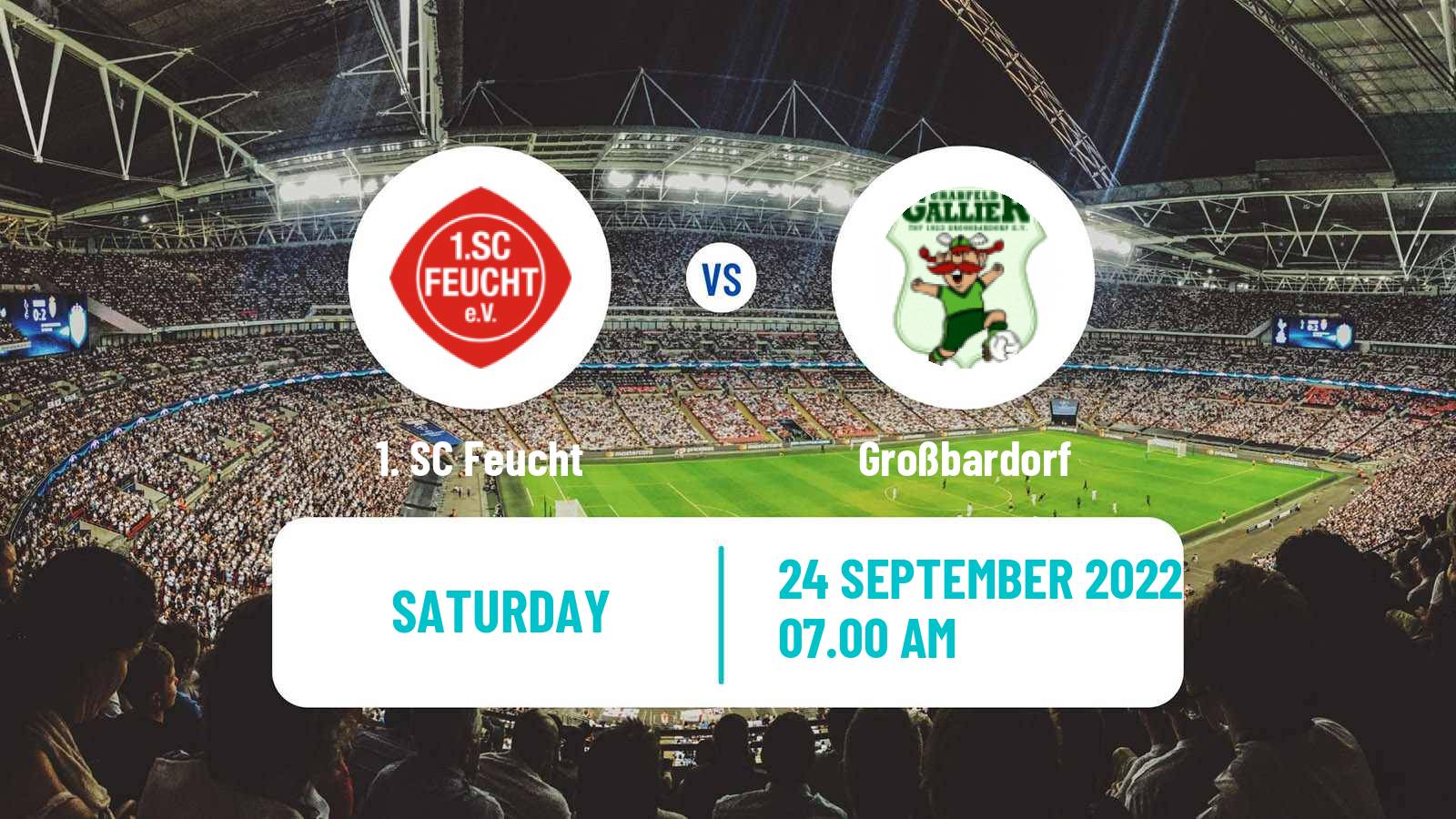 Soccer German Oberliga Bayern Nord Feucht - Großbardorf