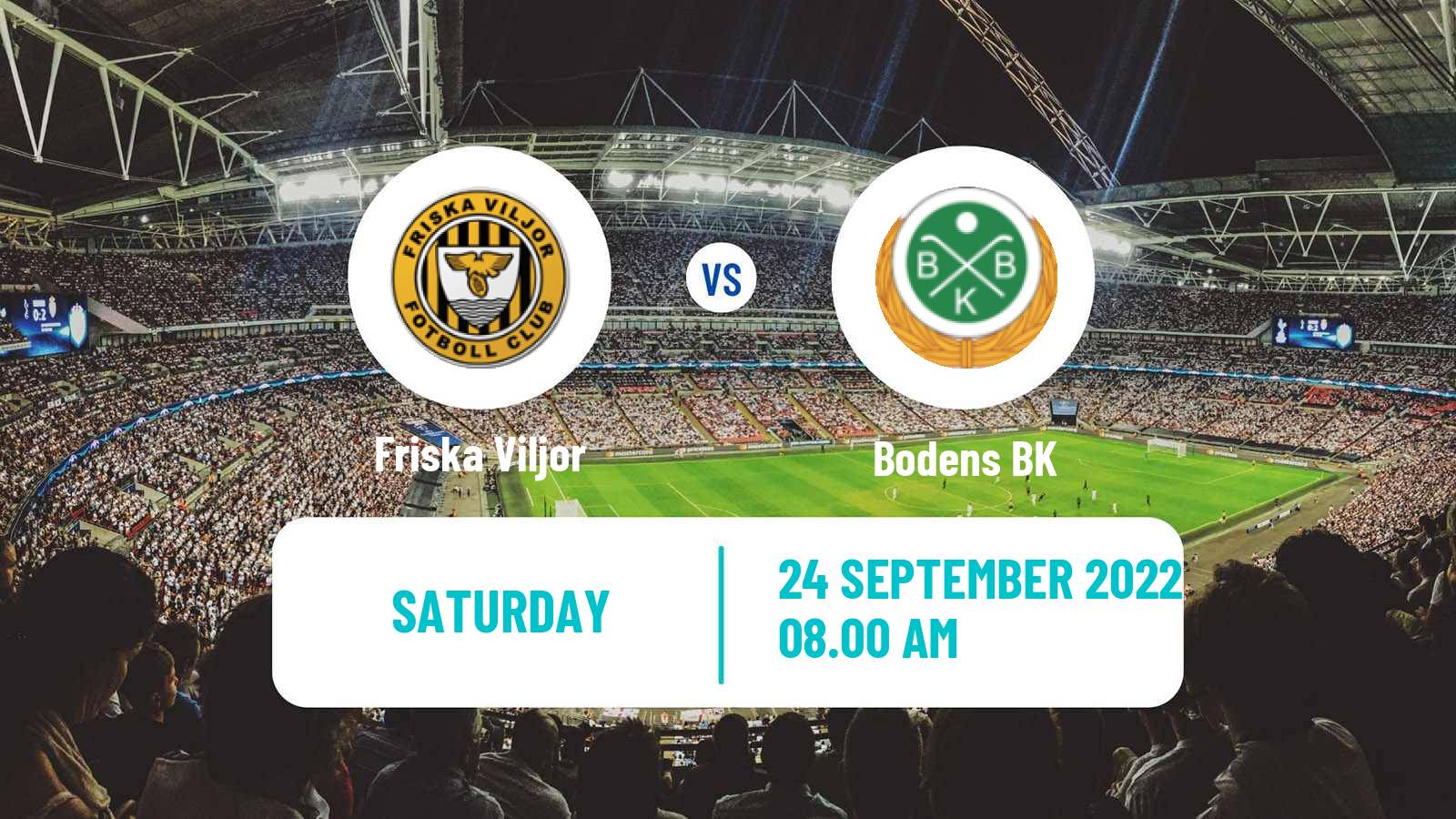 Soccer Swedish Division 2 - Norrland Friska Viljor - Boden