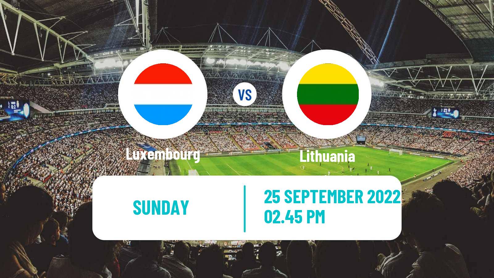 Soccer UEFA Nations League Luxembourg - Lithuania