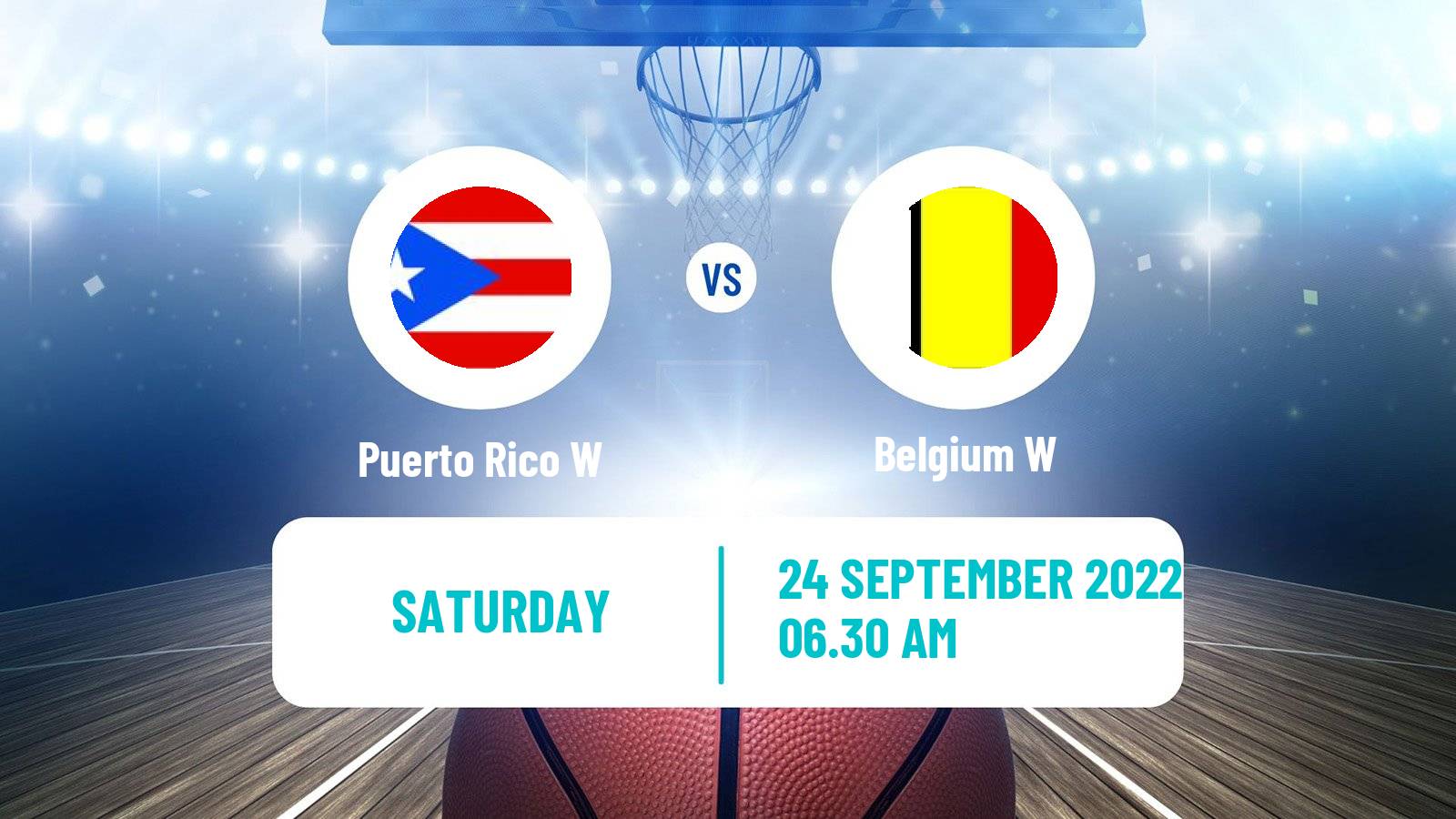 Basketball World Cup Basketball Women Puerto Rico W - Belgium W