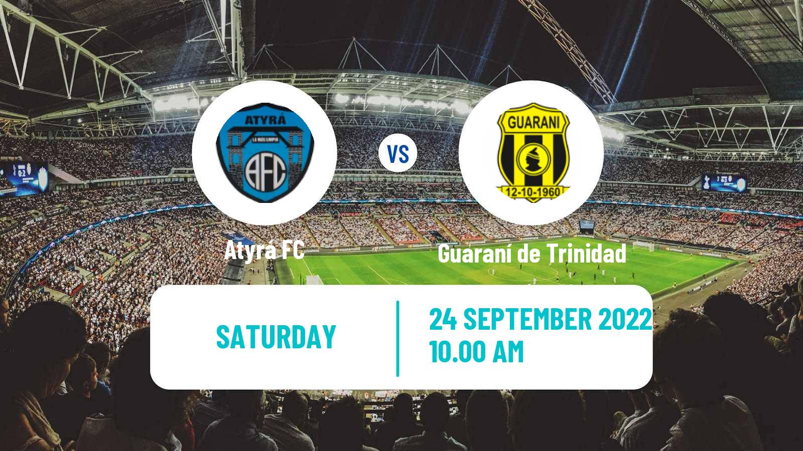 Soccer Paraguayan Division Intermedia Atyrá - Guaraní de Trinidad