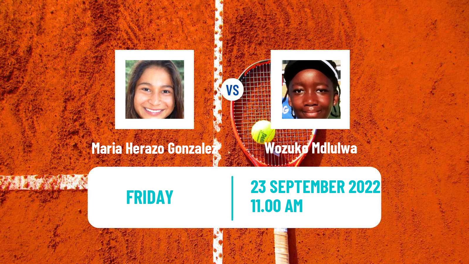 Tennis ITF Tournaments Maria Herazo Gonzalez - Wozuko Mdlulwa