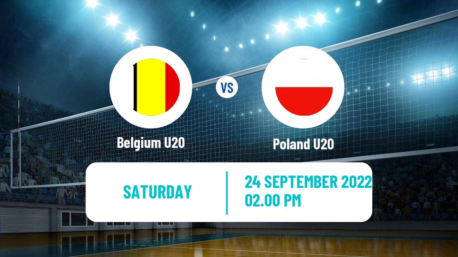 Volleyball European Championship U20 Volleyball Belgium U20 - Poland U20