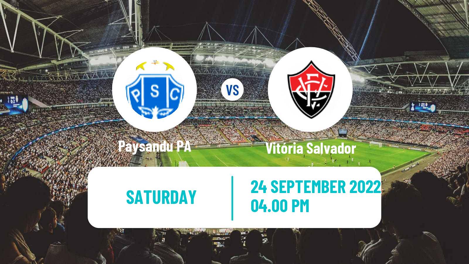 Soccer Brazilian Serie C Paysandu - Vitória Salvador