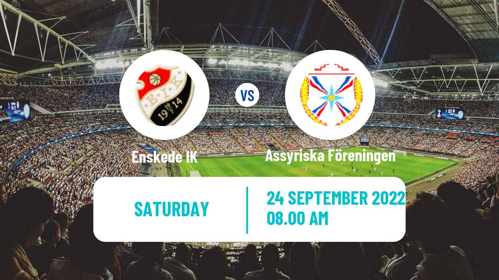 Soccer Swedish Division 2 - Södra Svealand Enskede - Assyriska Föreningen