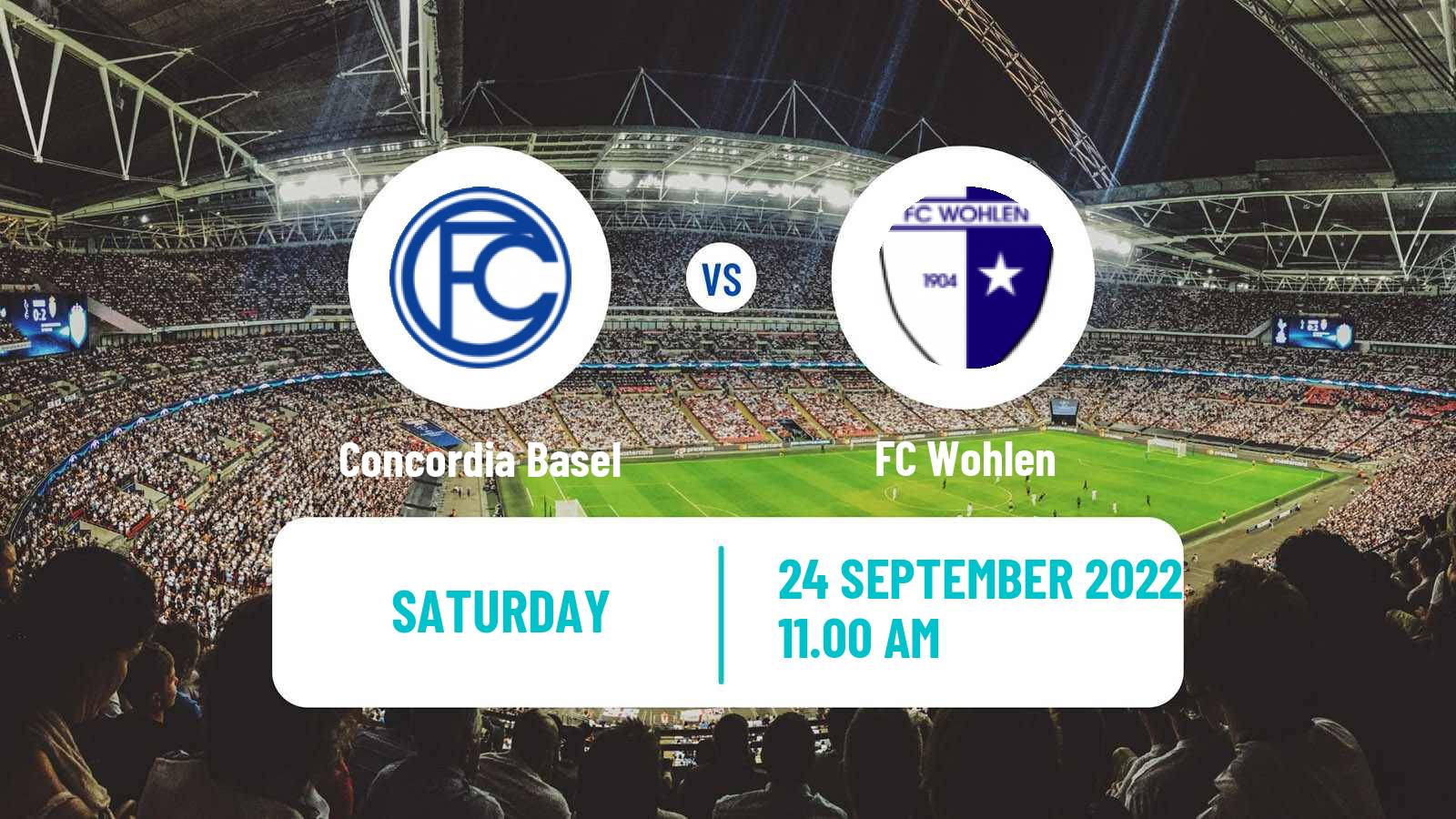 Soccer Swiss 1 Liga Classic Group 2 Concordia Basel - Wohlen