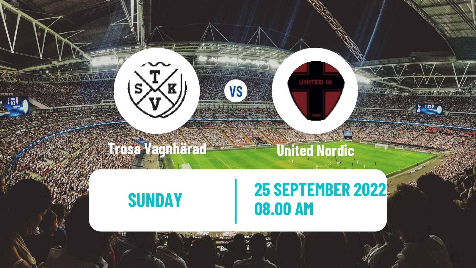 Soccer Swedish Division 2 - Södra Svealand Trosa Vagnhärad - United Nordic