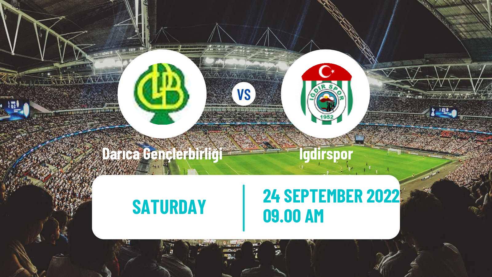 Soccer Turkish 3 Lig Group 2 Darıca Gençlerbirliği - Igdirspor