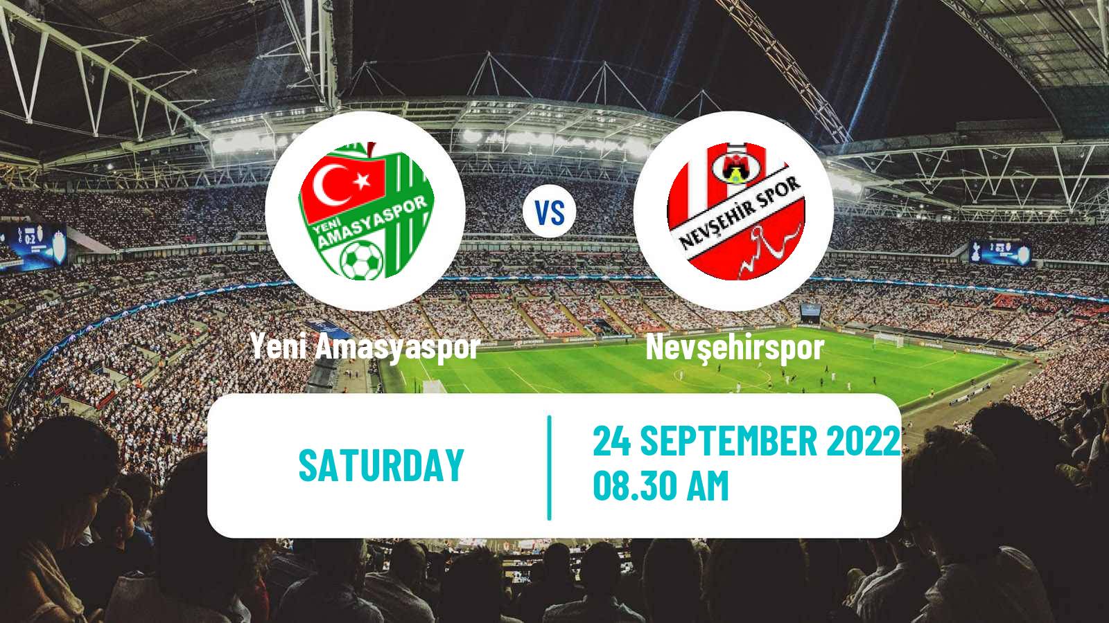 Soccer Turkish 3 Lig Group 1 Yeni Amasyaspor - Nevşehirspor