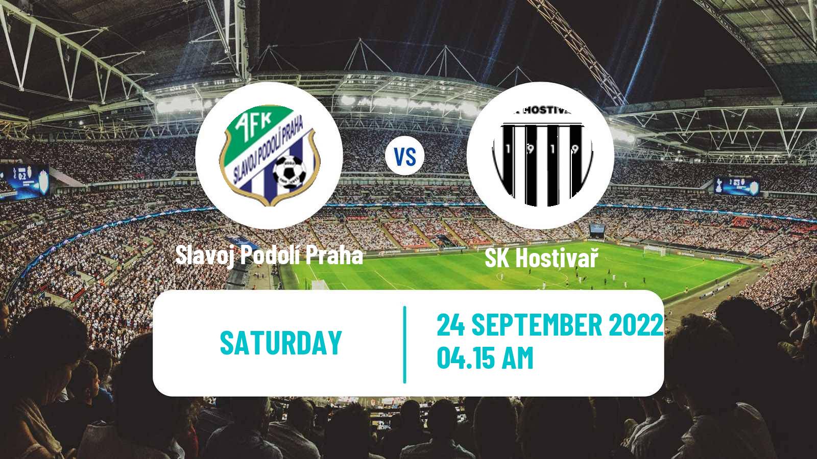Soccer Czech Prazsky Prebor Slavoj Podolí Praha - Hostivař