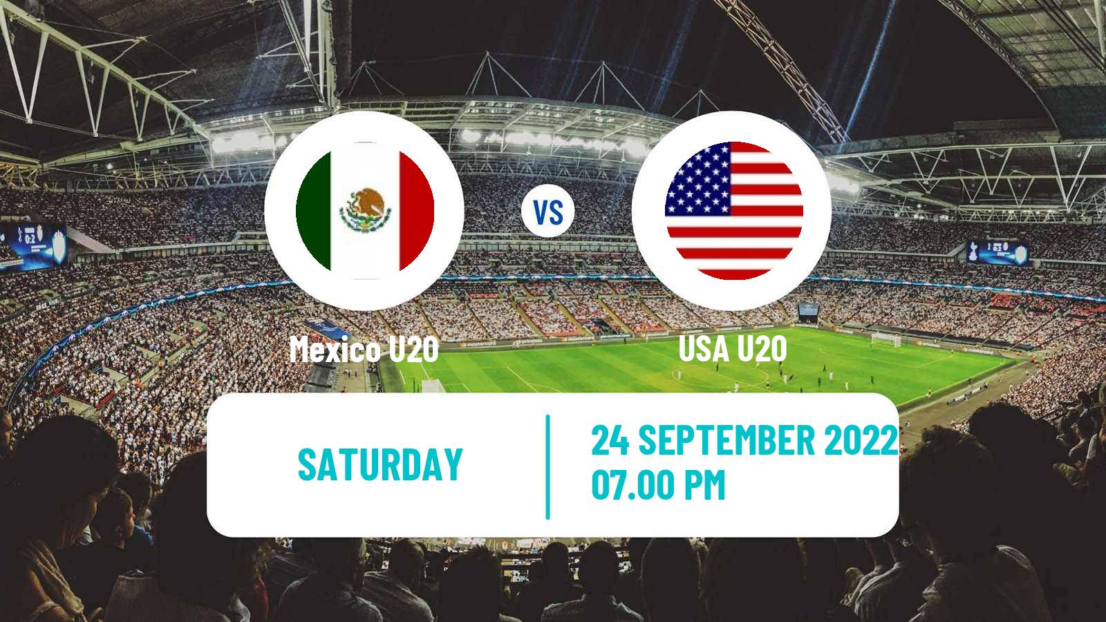 Soccer Friendly Mexico U20 - USA U20