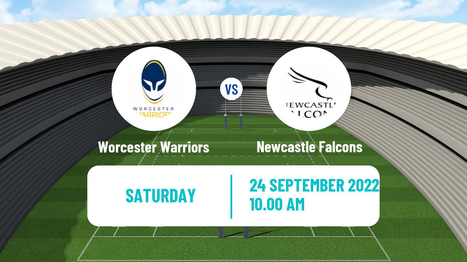 Rugby union English Premiership Rugby Worcester Warriors - Newcastle Falcons