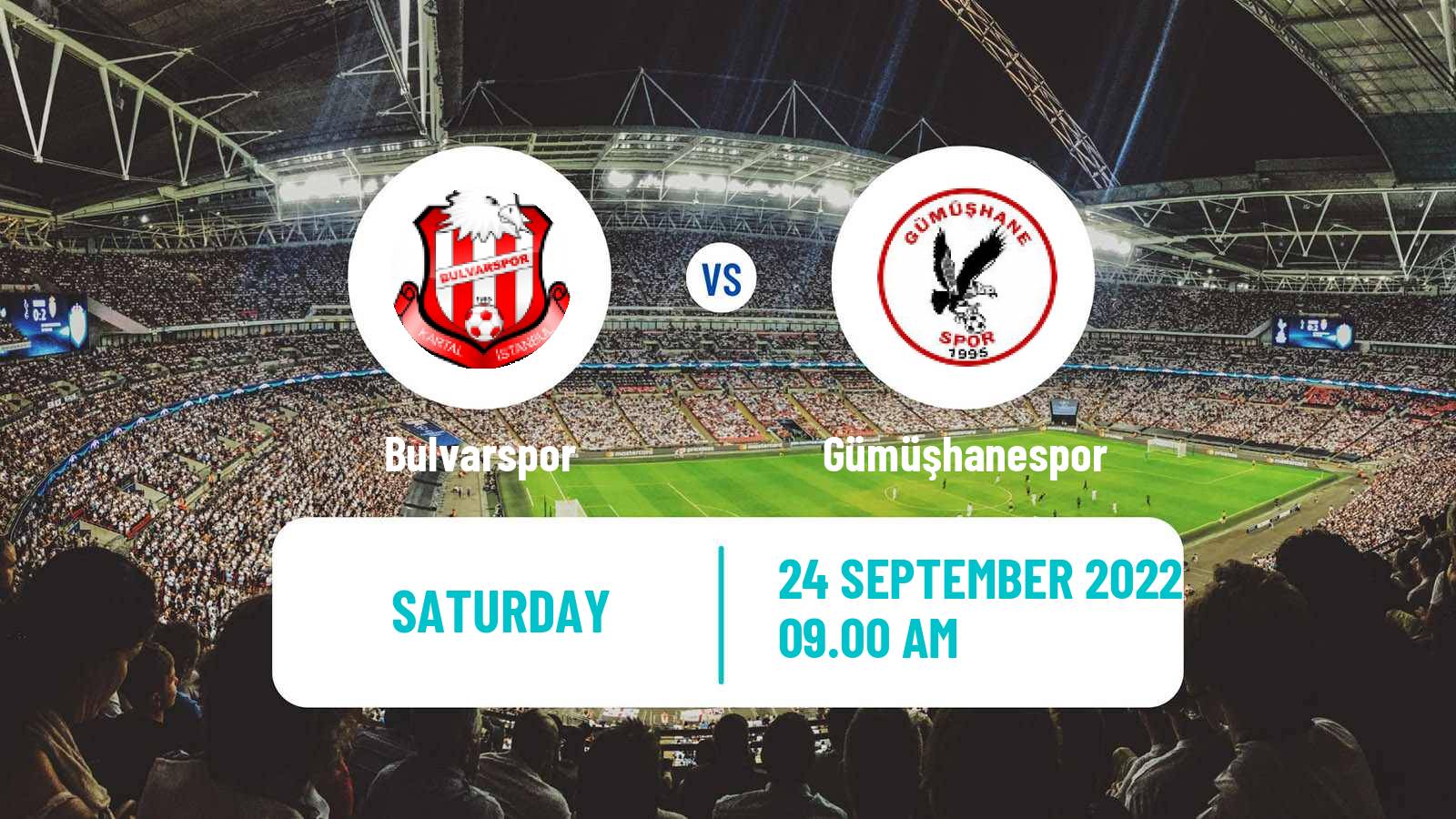 Soccer Turkish 3 Lig Group 2 Bulvarspor - Gümüşhanespor