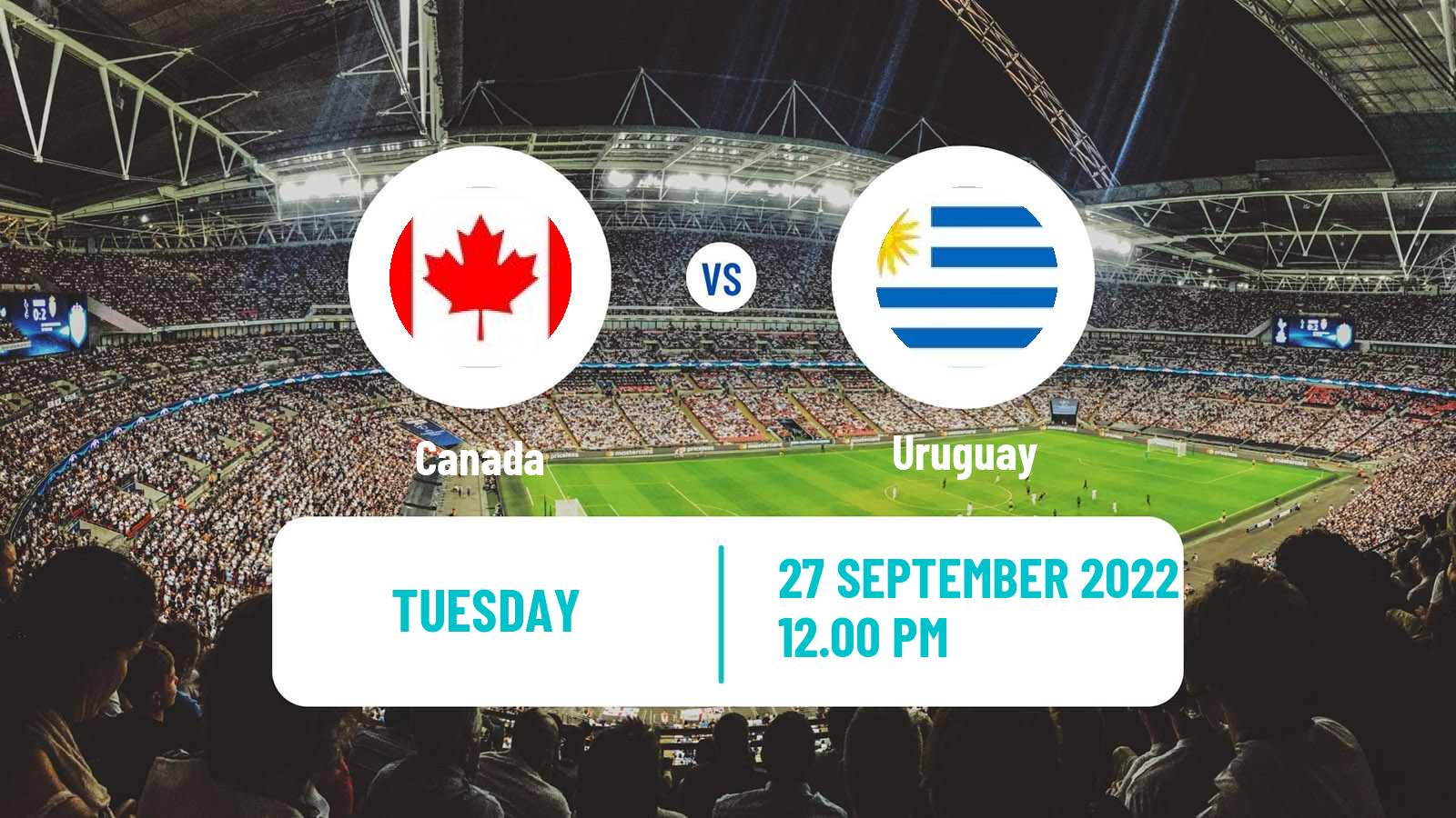 Soccer Friendly Canada - Uruguay