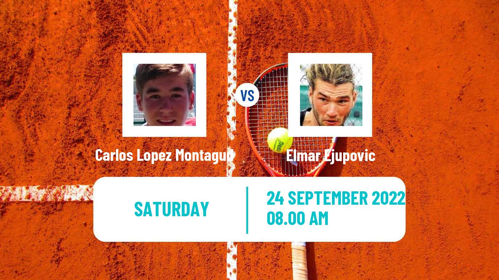 Tennis ITF Tournaments Carlos Lopez Montagud - Elmar Ejupovic