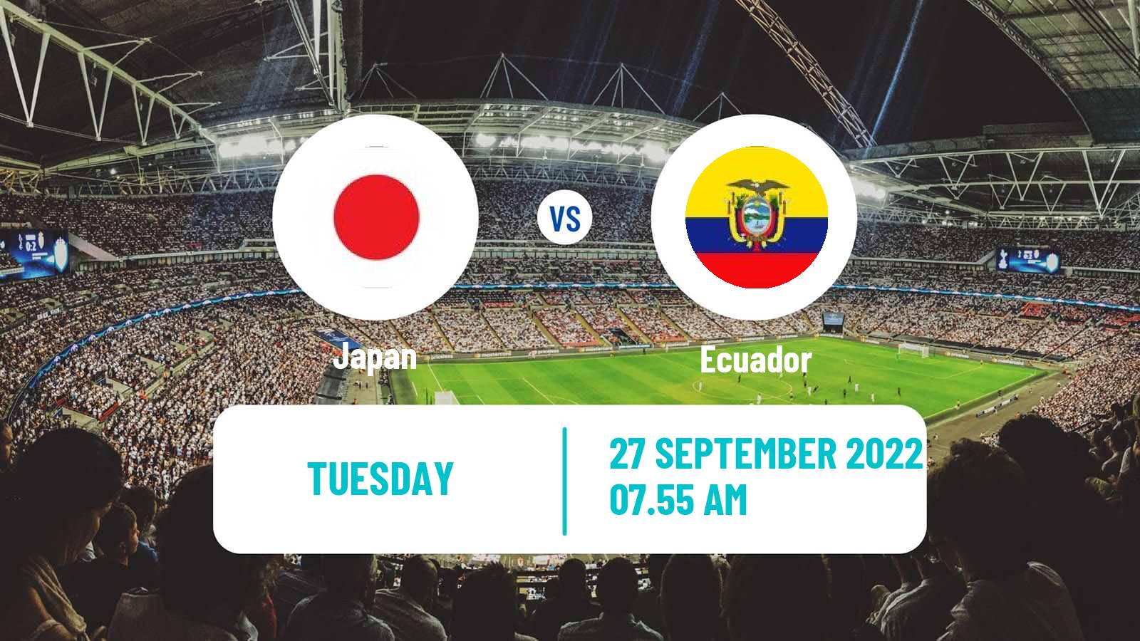 Soccer Friendly Japan - Ecuador