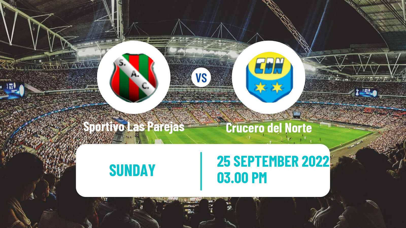 Soccer Argentinian Torneo Federal Sportivo Las Parejas - Crucero del Norte