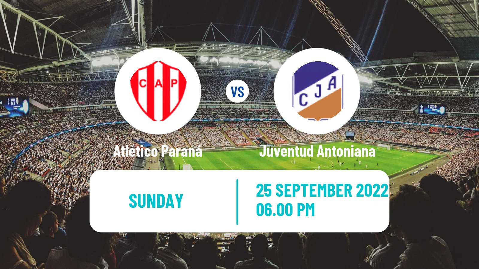 Soccer Argentinian Torneo Federal Atlético Paraná - Juventud Antoniana