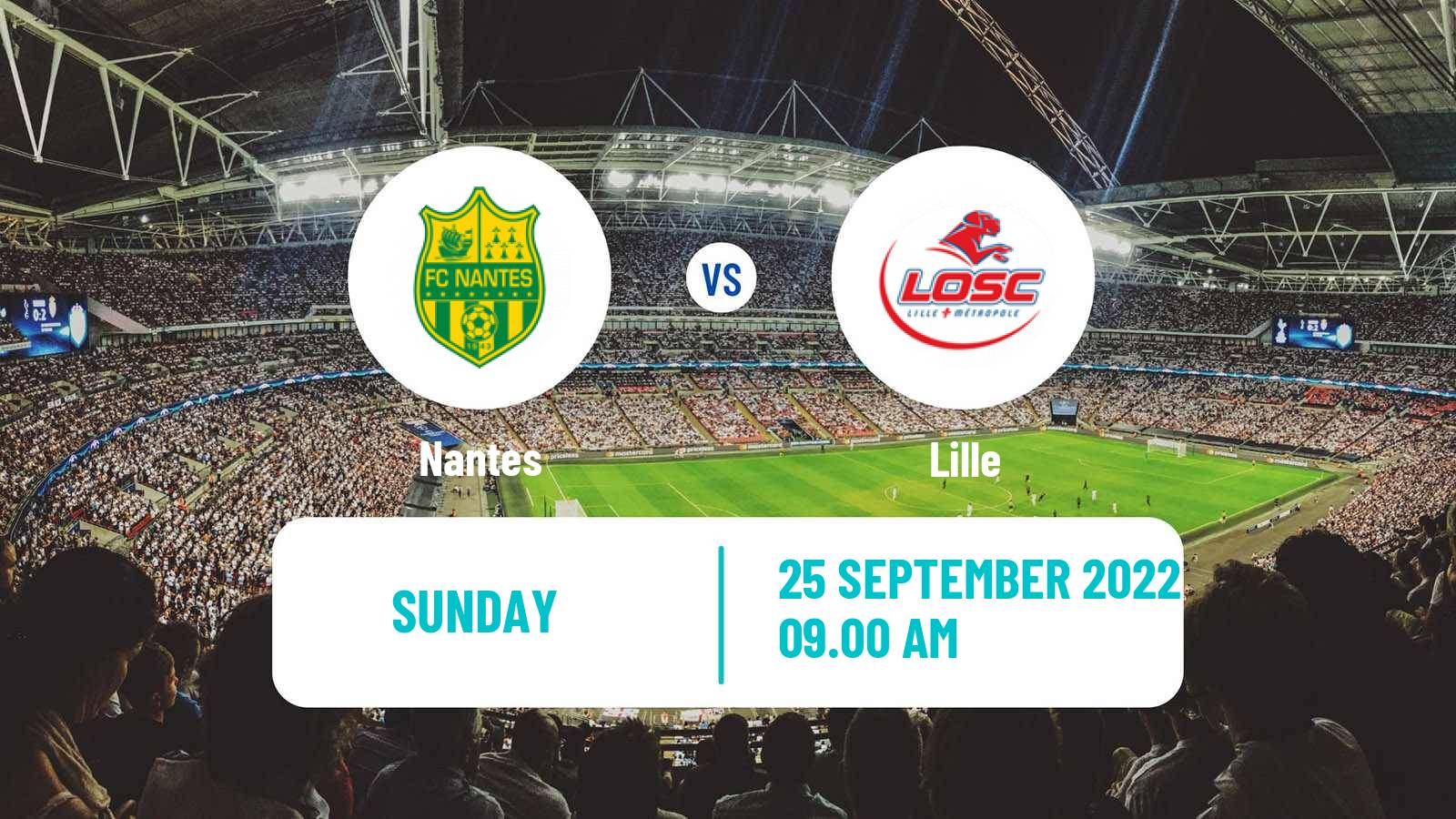 Soccer French Division 2 Women Nantes - Lille