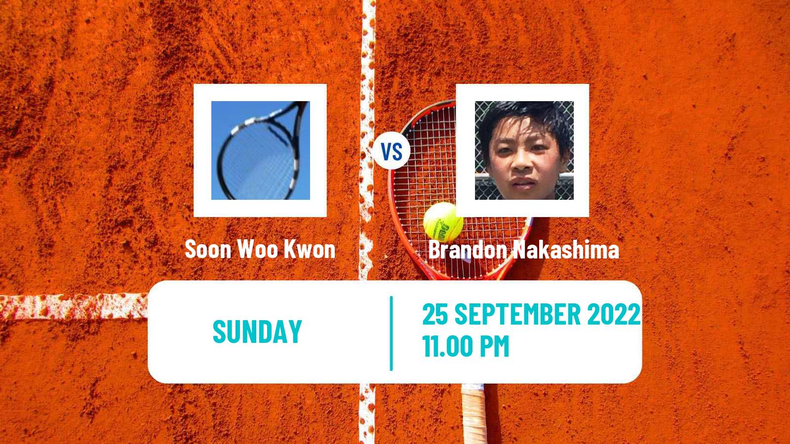 Tennis ATP Seoul Soon Woo Kwon - Brandon Nakashima