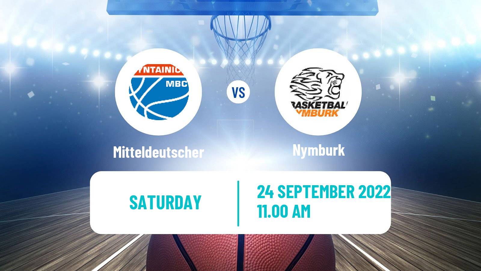 Basketball Club Friendly Basketball Mitteldeutscher - Nymburk