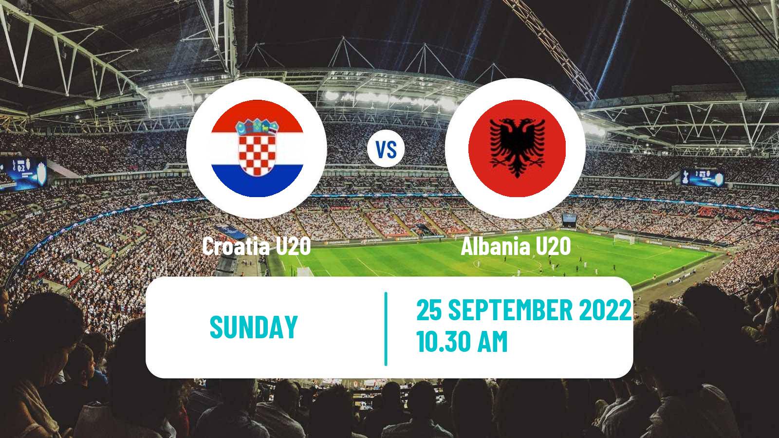 Soccer Friendly Croatia U20 - Albania U20