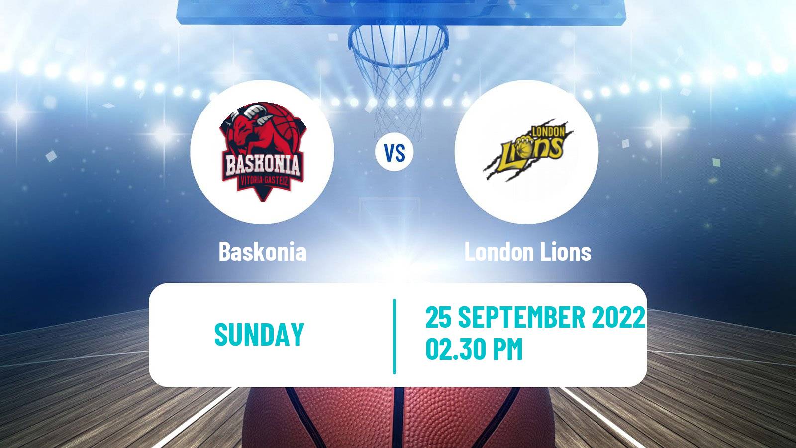 Basketball Club Friendly Basketball Baskonia - London Lions