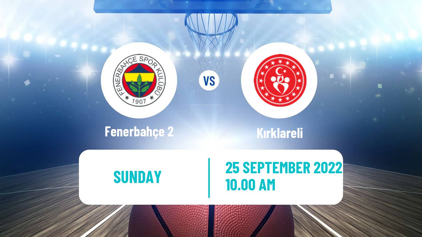 Basketball Turkish TKBL Women Fenerbahçe 2 - Kırklareli