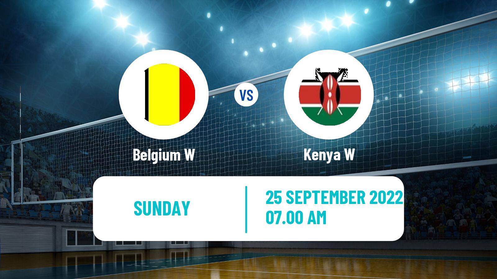 Volleyball World Championship Volleyball Women Belgium W - Kenya W